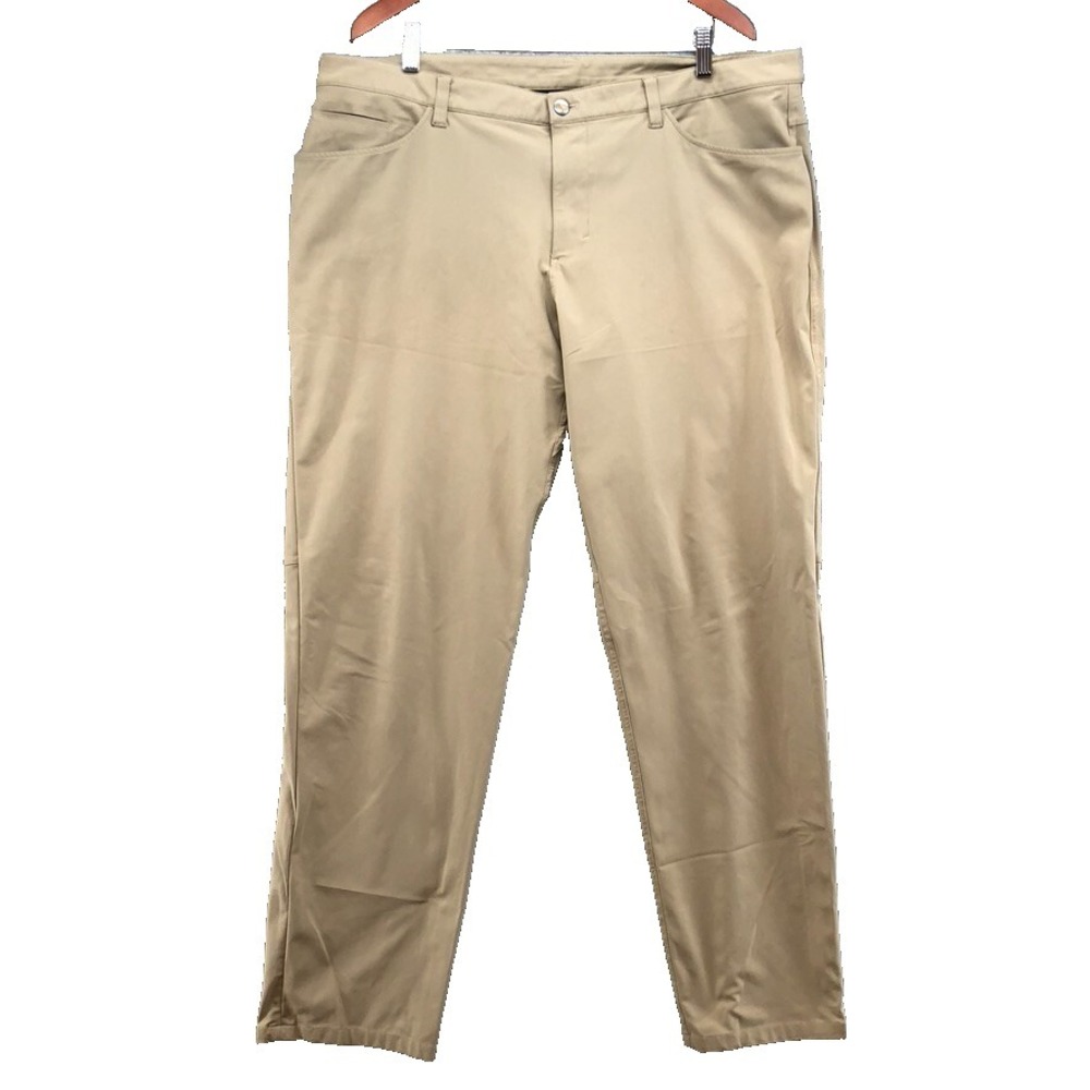 Lululemon ABC Pant Classic *34" Artifact Beige Mens 40 Straight Leg Activewear